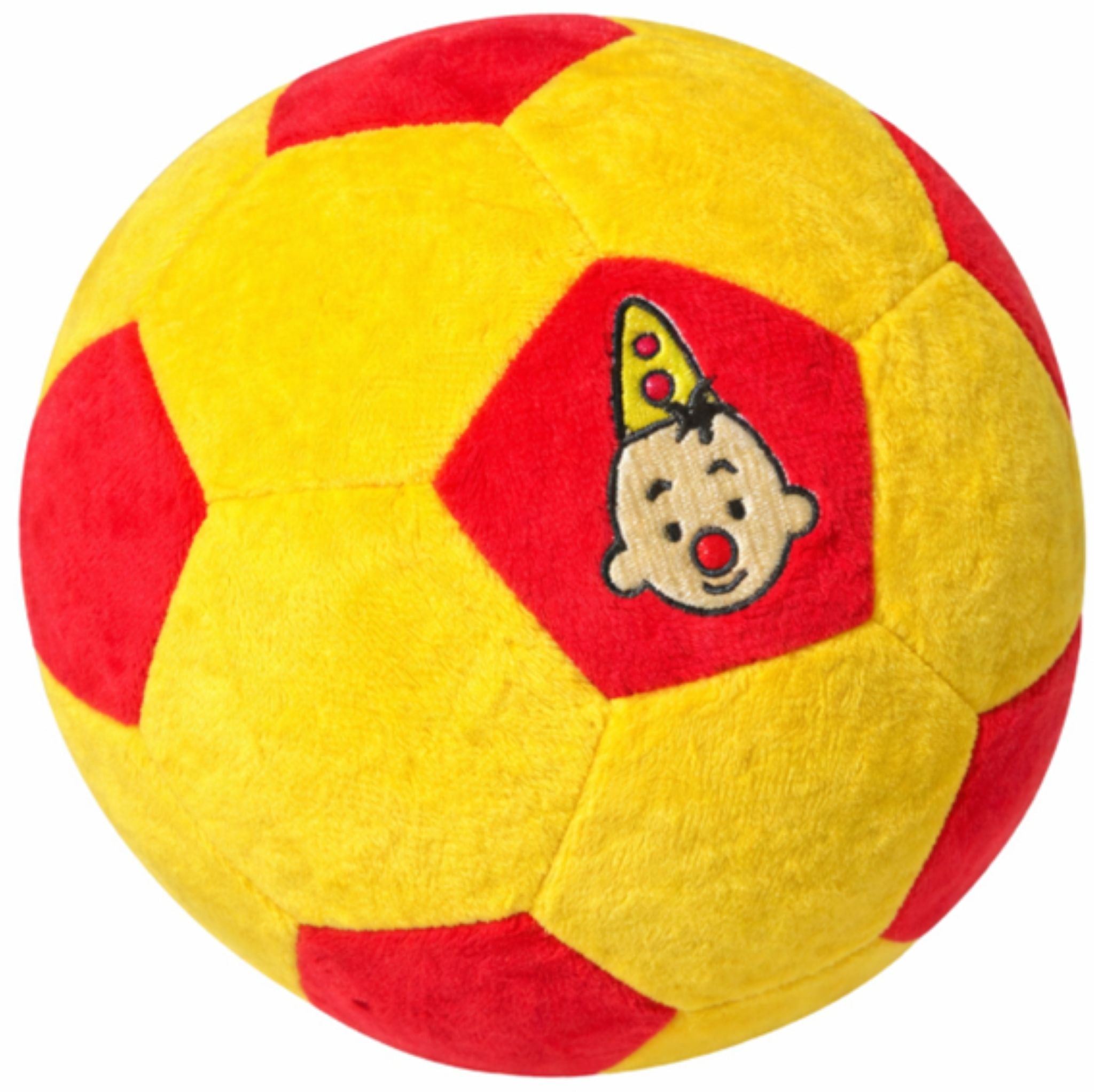 Bumba - Pluche voetbal - Geel rood