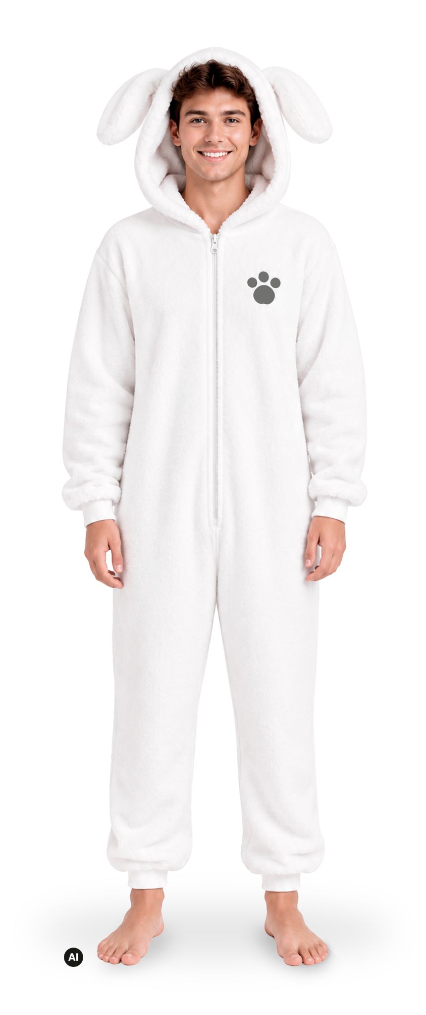Samson & Marie - Verkleedkleding - Onesie Samson - Volwassen maat