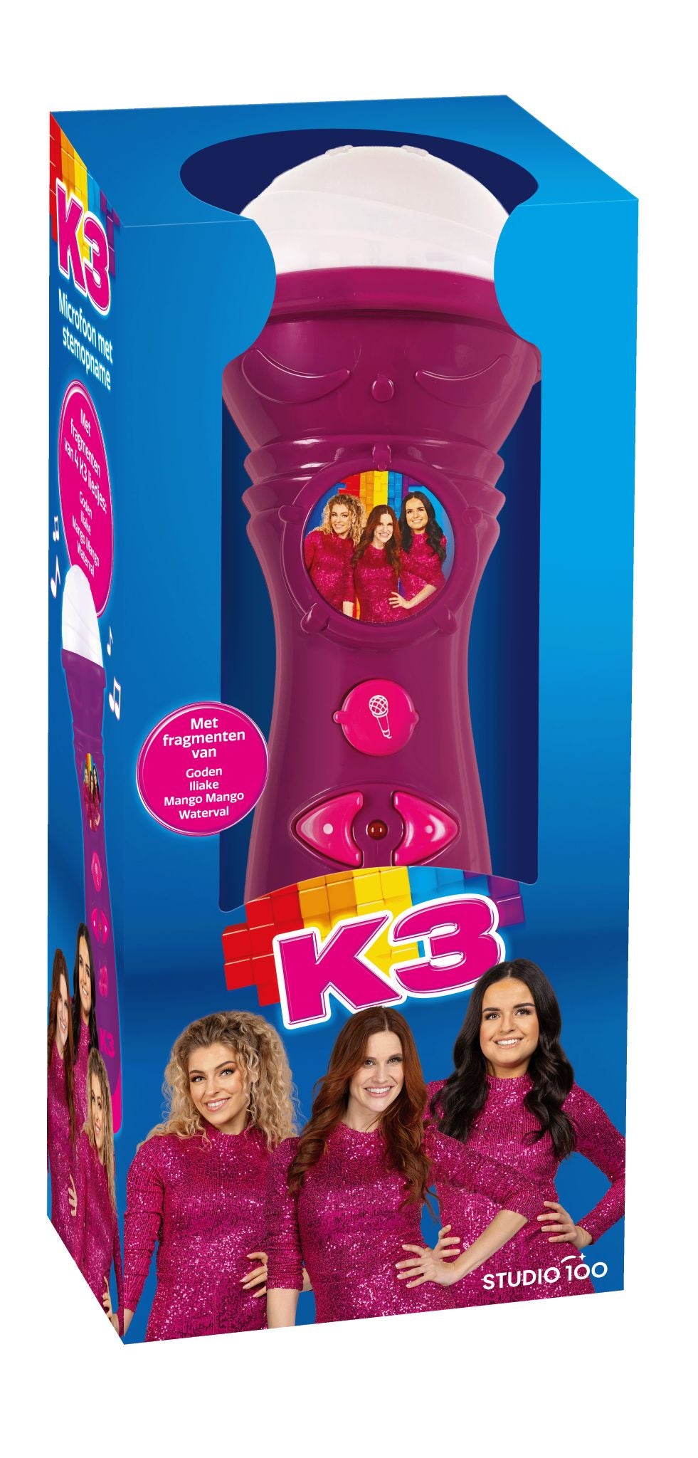 K3 - Microfoon met stemopname - Paars