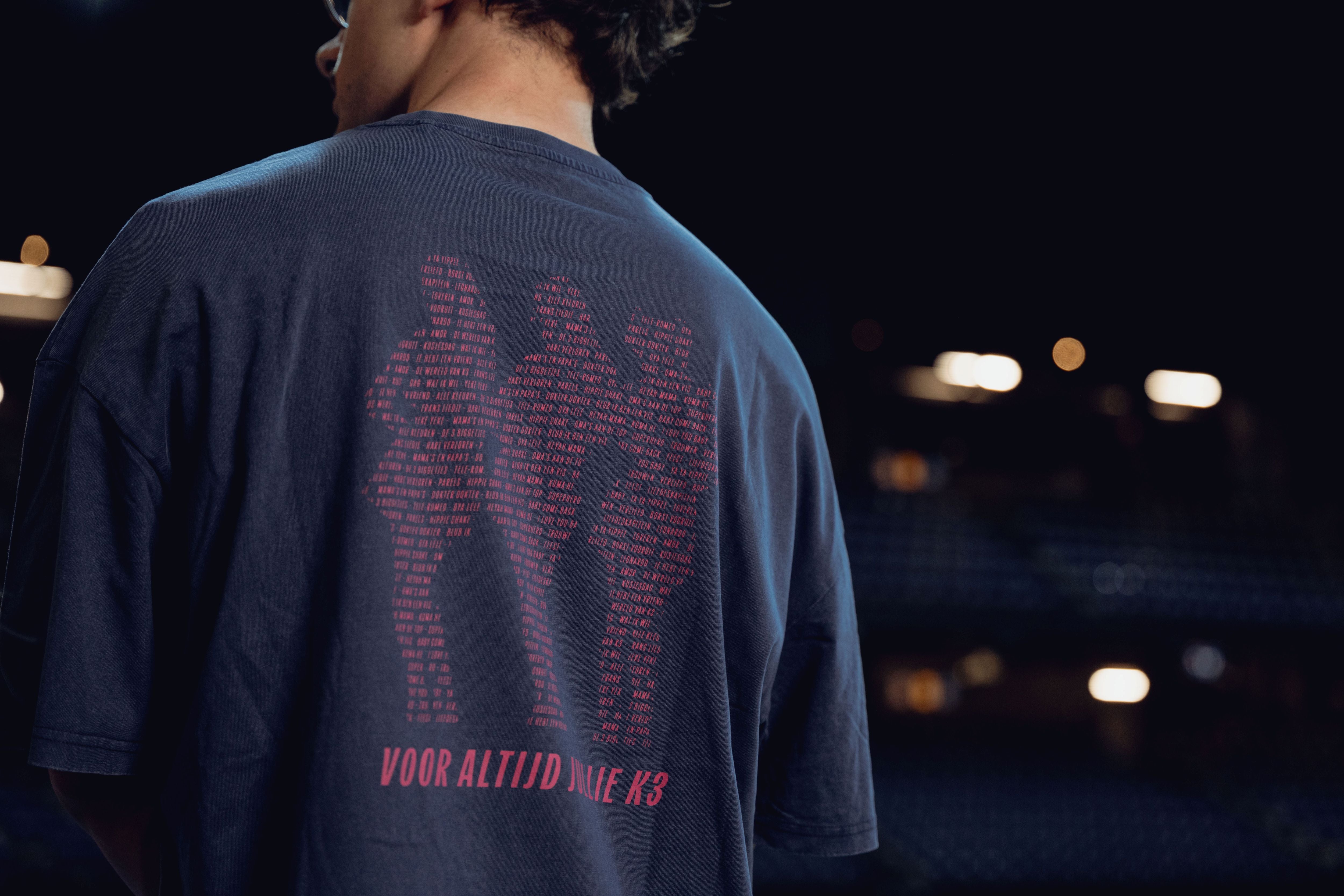 K3 Originals T-shirt washed blue