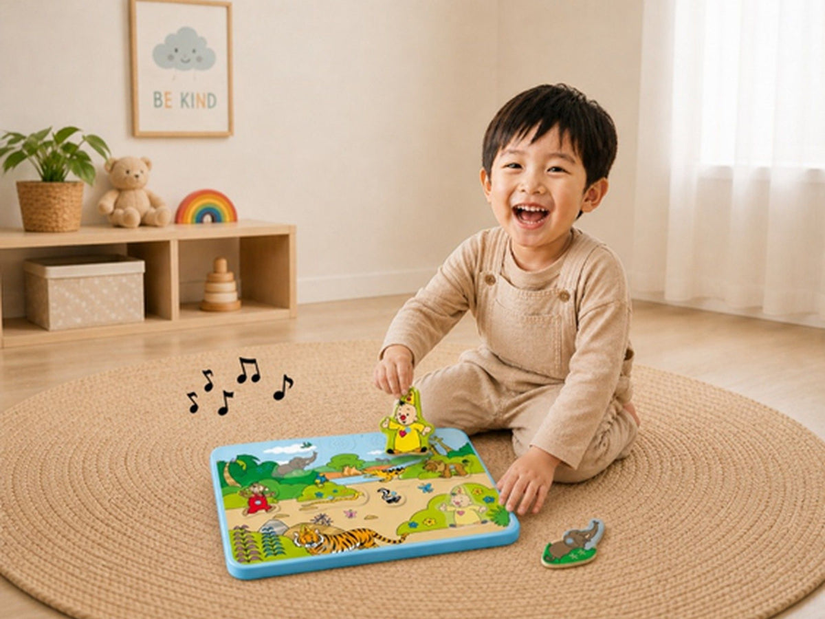 Bumba - Houten inlegpuzzel - Met geluid - FSC