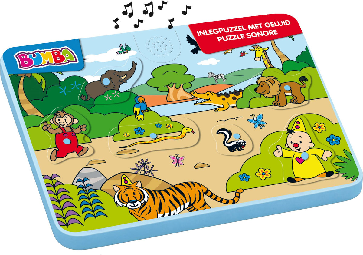 Bumba - Houten inlegpuzzel - Met geluid - FSC