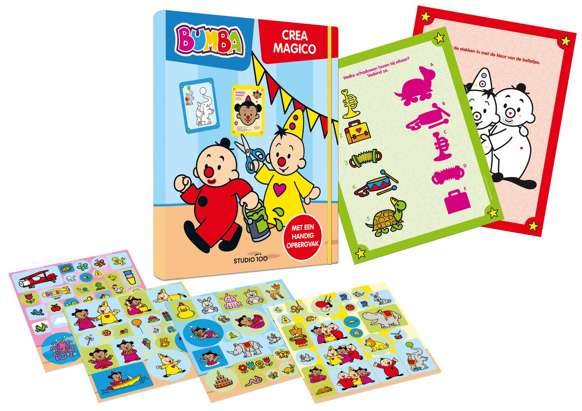Bumba - Knutselboek in bewaarmap - CreaMagico - FSC