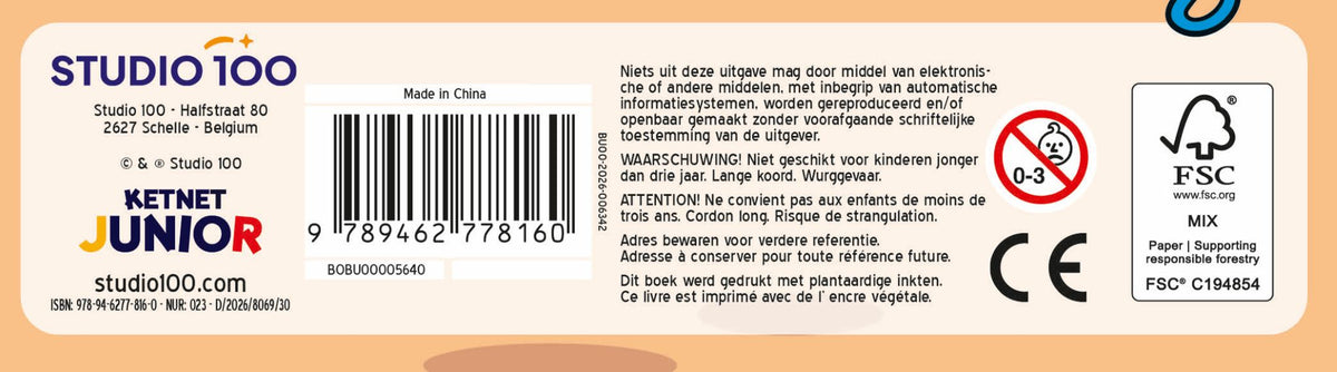 Bumba - Knutselboek in bewaarmap - CreaMagico - FSC