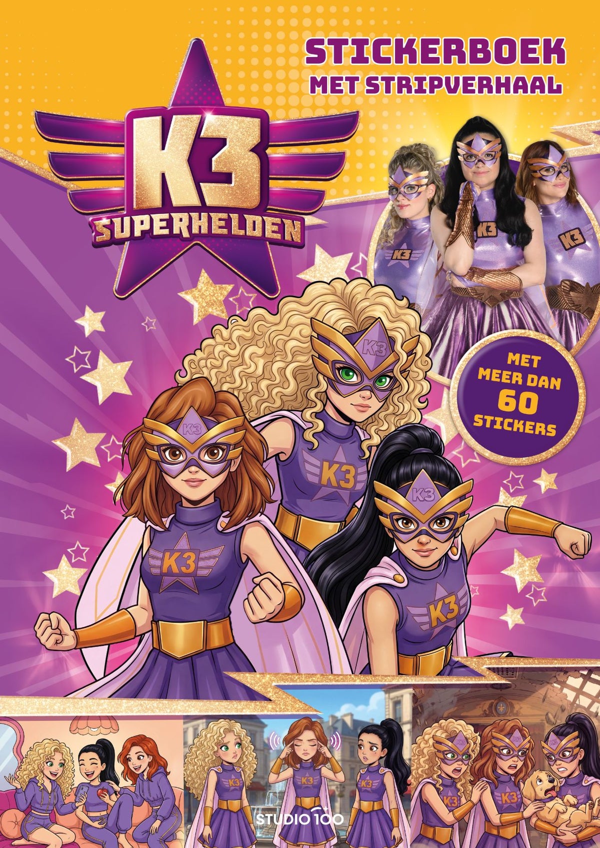 K3 - Stickerboek - Superhelden - FSC