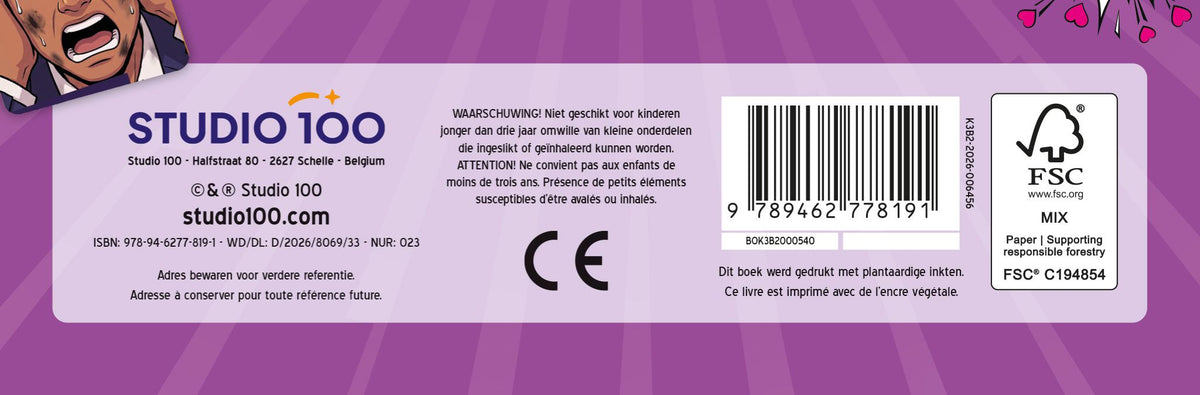K3 - Stickerboek - Superhelden - FSC