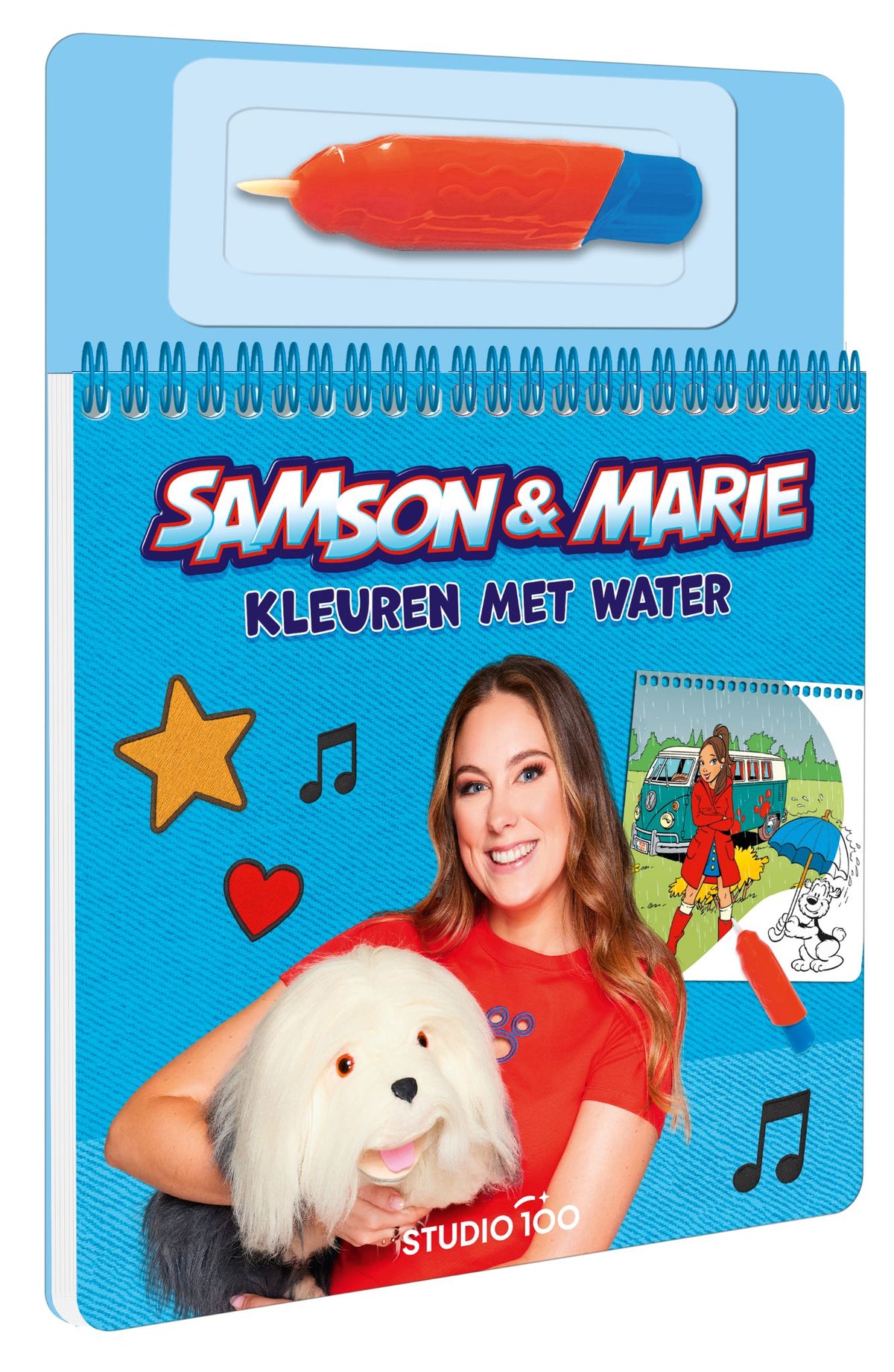 Samson & Marie - Kleurboek - Kleuren met water - FSC