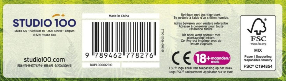 Plop - Kleurboek - Kleuren met water - FSC