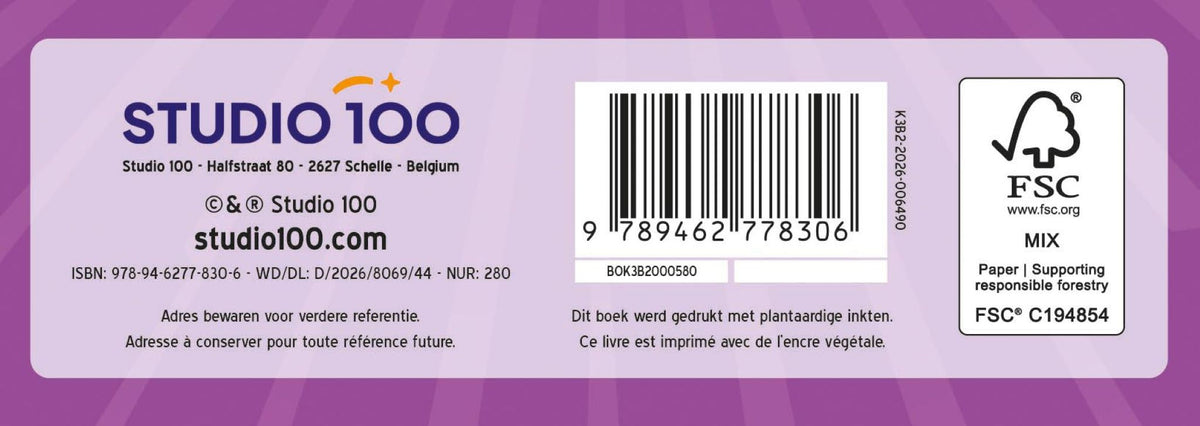 K3 - Leesboek - Superhelden - FSC