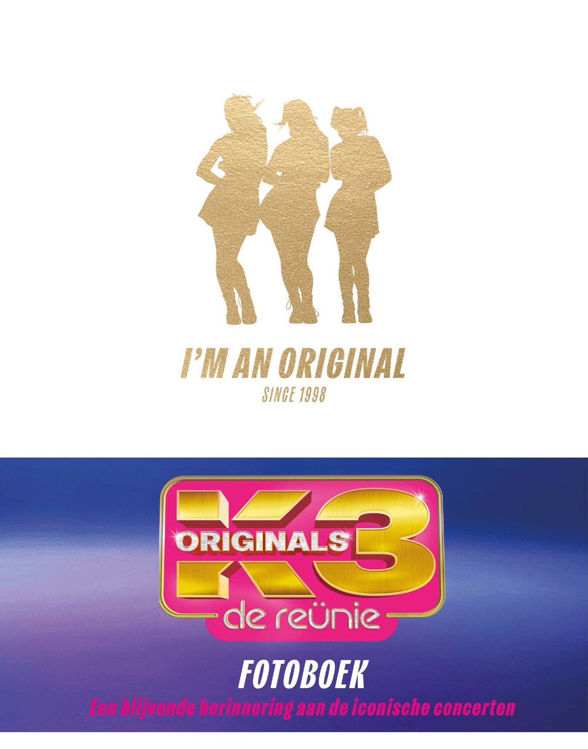 K3 Originals - Fotoboek - K3 OG Reünie - FSC - PRÉ-ORDER NU (Verzending vanaf 1/12*)