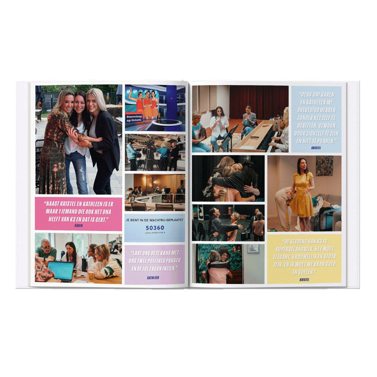 K3 Originals - Fotoboek - K3 OG Reünie - FSC - PRÉ-ORDER NU (Verzending vanaf 1/12*)